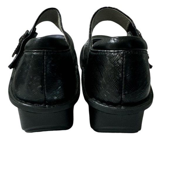 Alegria Women's Pal-790 Black Sparkle Leather Clogs Sz 37 - Picture 5 of 9